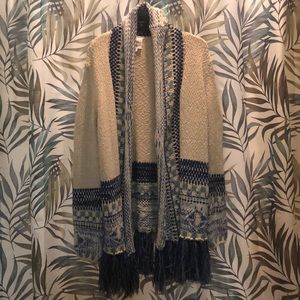 Western styled comfy cardigan